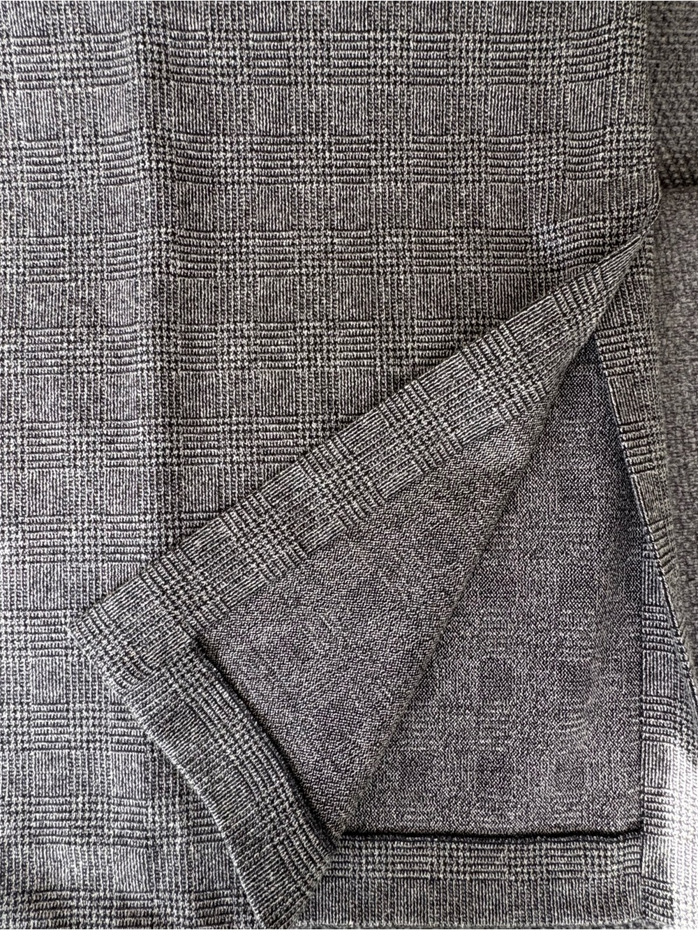 Vince Grey Prince Of Wales Checked Cotton-Blend Midi Skirt, size 4 - Picture 12 of 16